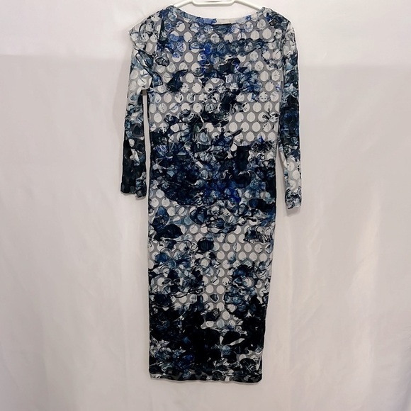 Fuzzi By Jean Paul Gaultier Abstract Dot Ruffle Detail Dress Size Large - Picture 7 of 7